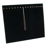 Multi Chain Easel Display Panel Black Velvet 15"L