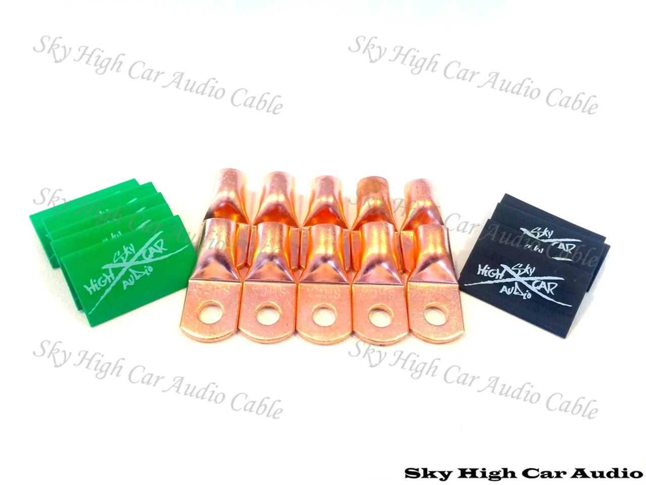 SHCA 2/0 Gauge Copper Ring Terminal 10 Pack