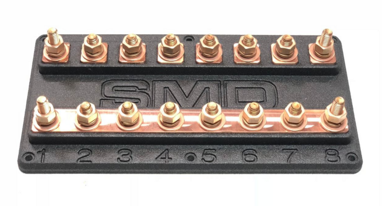 SMD Heavy Duty Octo ANL Fuse Block Copper