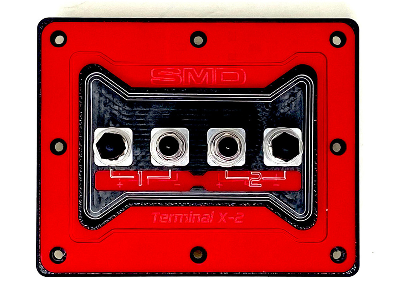 SMD 2 Channel Speaker Terminal X-2 - Aluminum