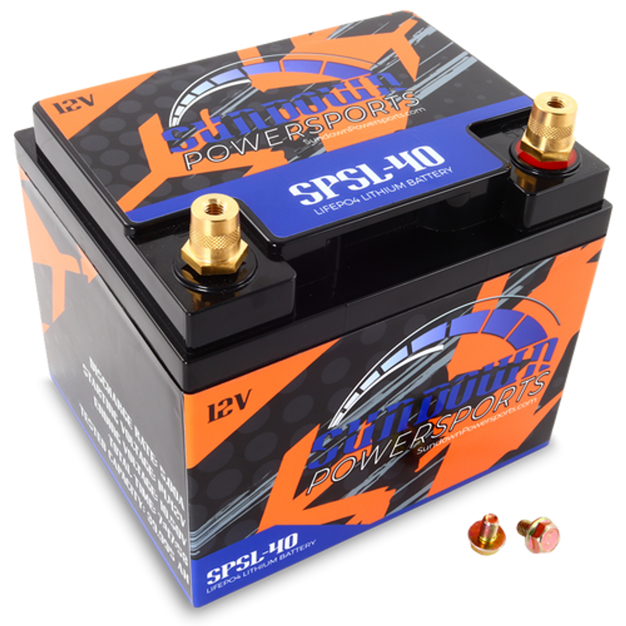 Sundown Audio - Power Sports SPSL-40 40aH LifePo4 Lithium Battery