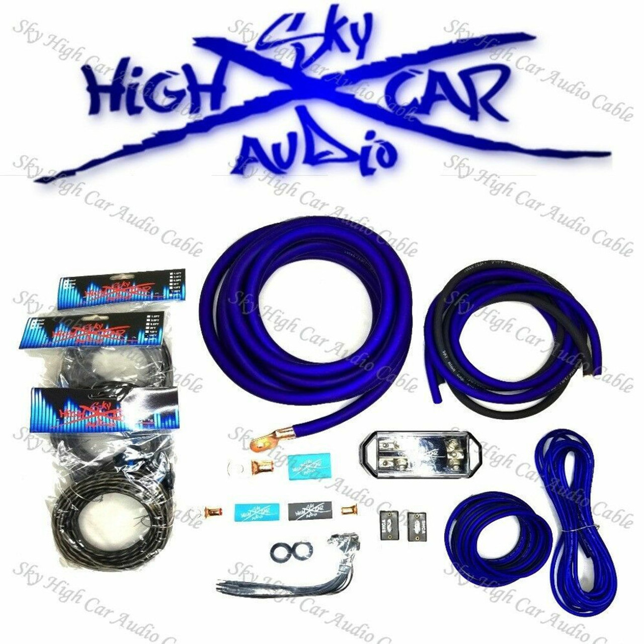 SHCA Single 1/0 to Dual 4 Gauge CCA Dual Amp Kit