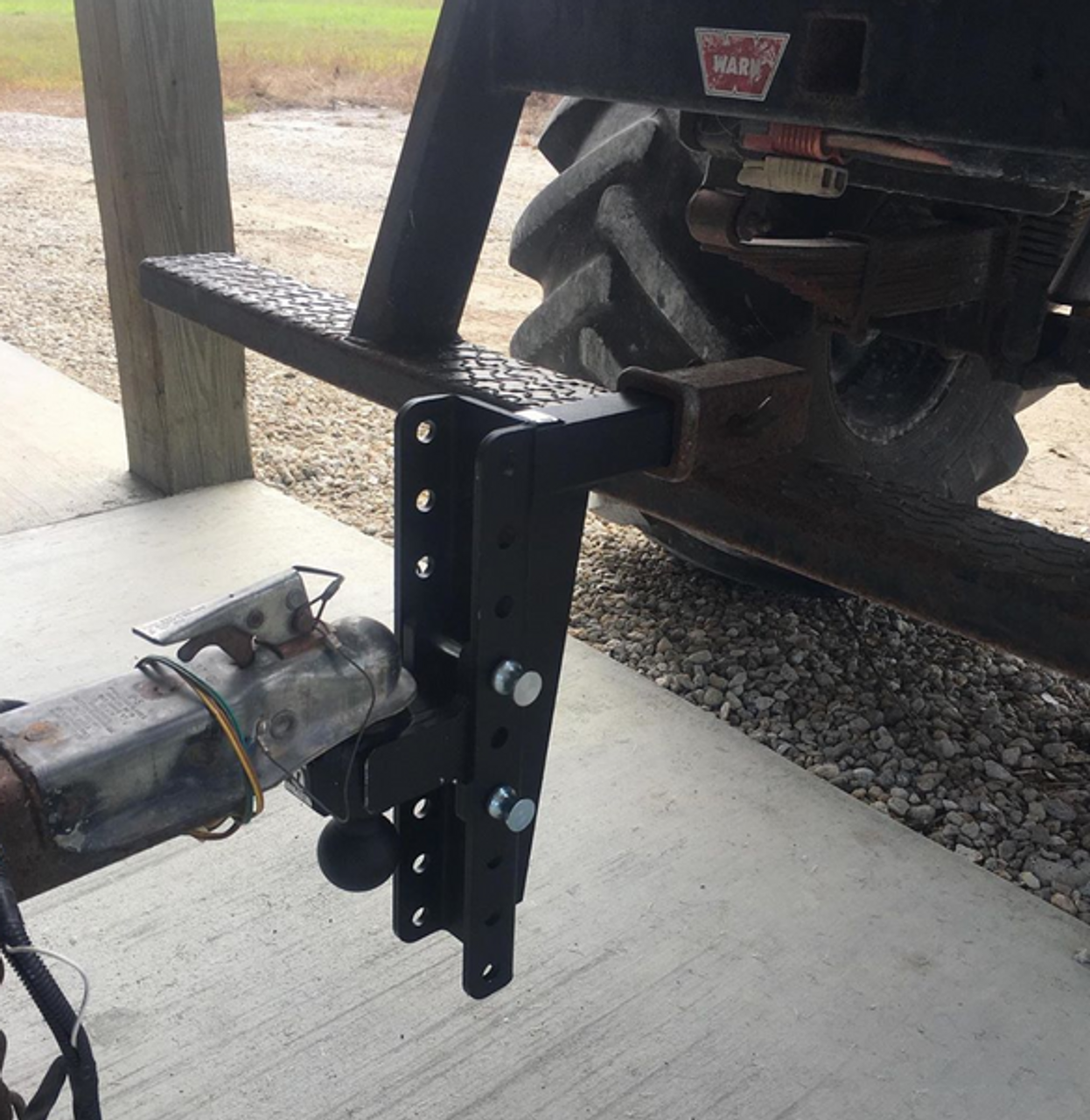 2.0" HEAVY DUTY 12" DROP/RISE HITCH