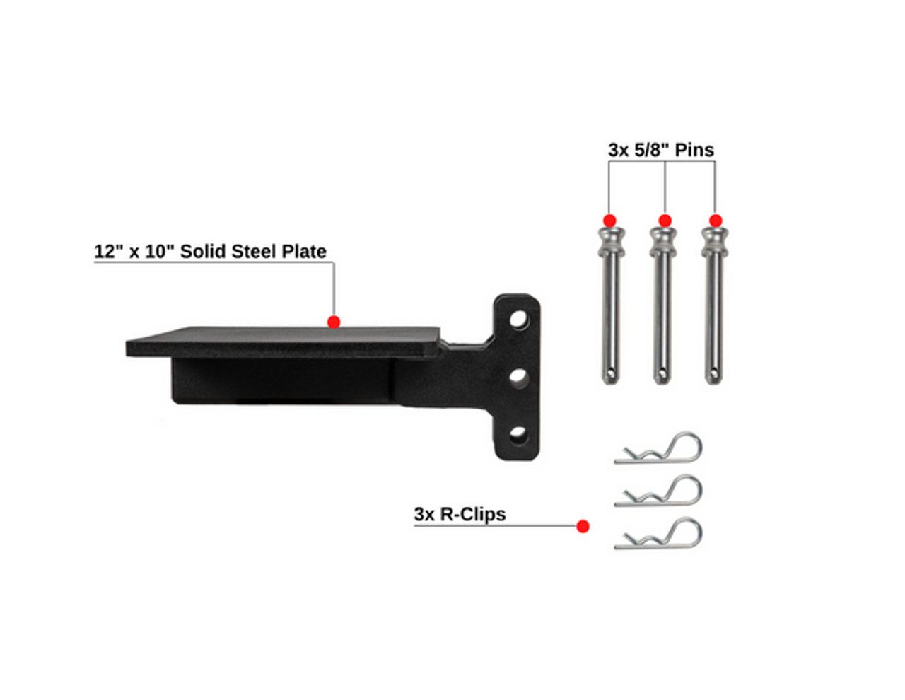 BULLETPROOF HITCHES FLAT PLATE ATTACHMENT