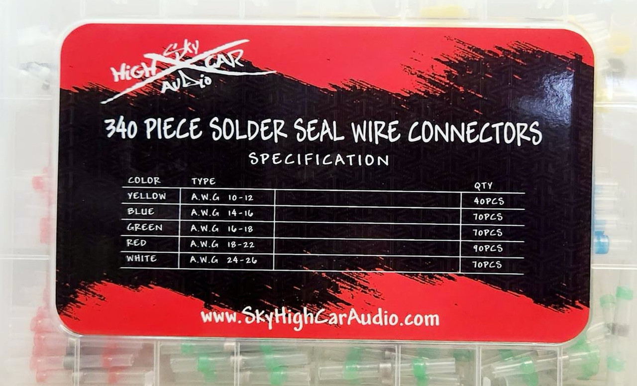 Solder Seal Wire Connectors 340 pieces