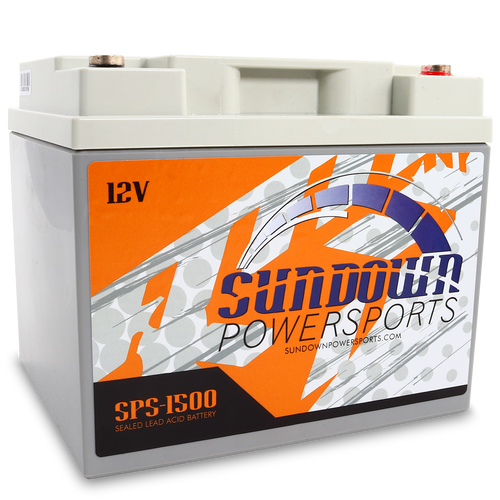 Sundown Audio - Power Sports SPS-1500 47aH AGM Battery