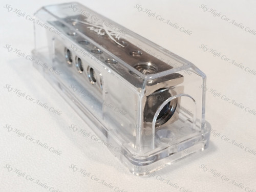 Sky High Car Audio 1/0 to 8 Gauge Distribution Block