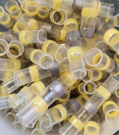 Solder Seal Wire Connectors Yellow 10-12 AWG (100 pieces)