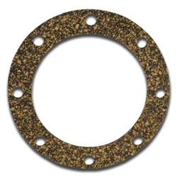 TTMA Flange Gasket - 4" - Cork/Buna - 1/8" Thick (10232C)