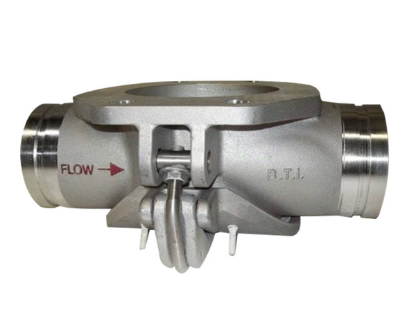 Bottom Drop Tee - 5" - Groove x Groove Ends - Low Profile (Aluminum)