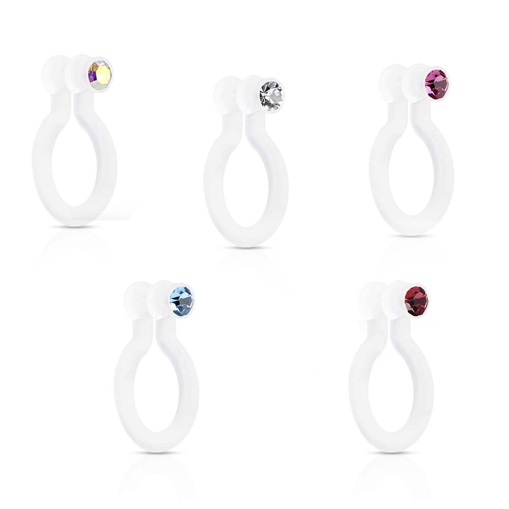 Gold Plated Unique Design Nose Clip Non Piercing Body Jewelry