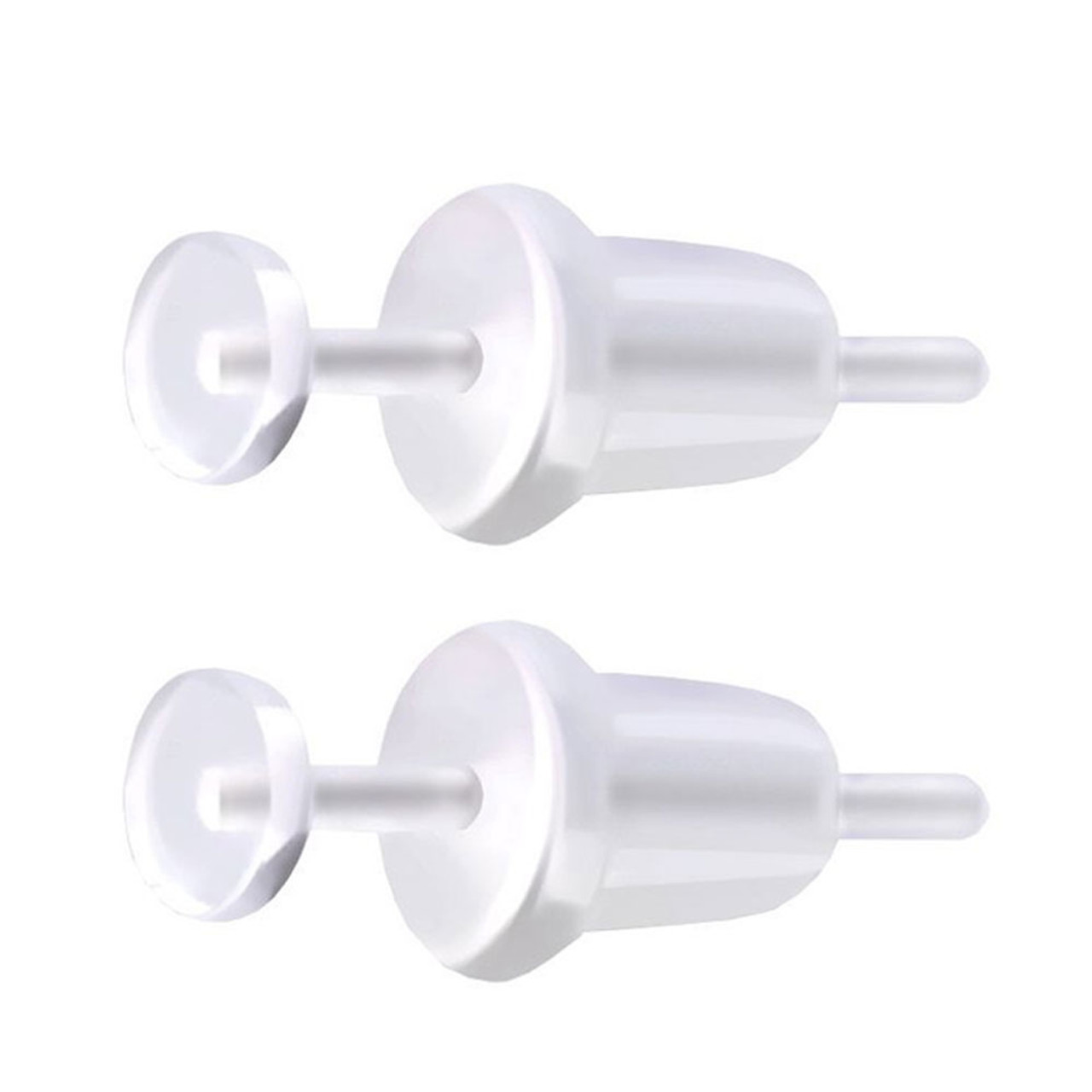 Acrylic Clear Earring Piercing Retainer Stud 20G