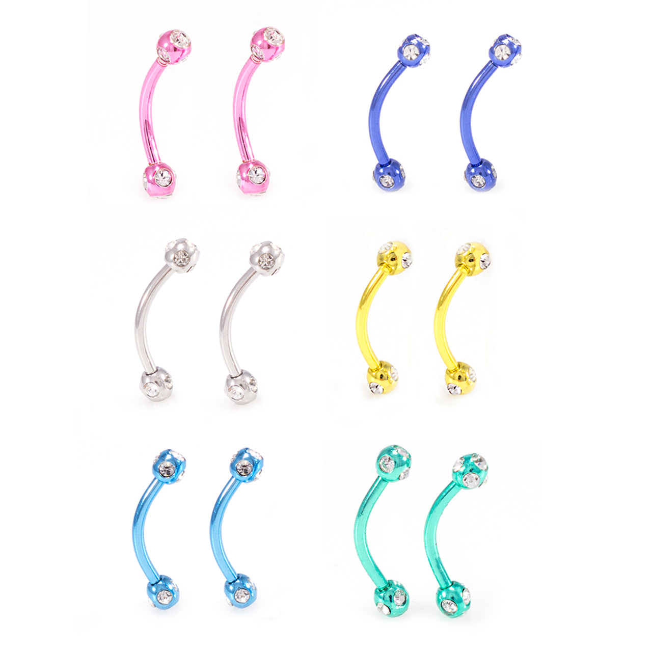 Tragus on sale curved barbell