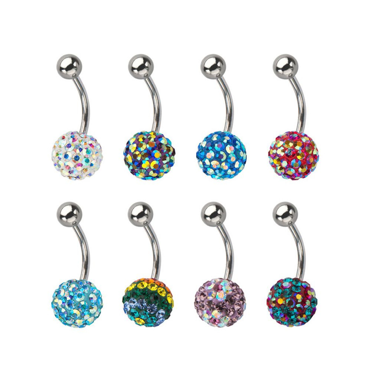 tiffany belly button ring