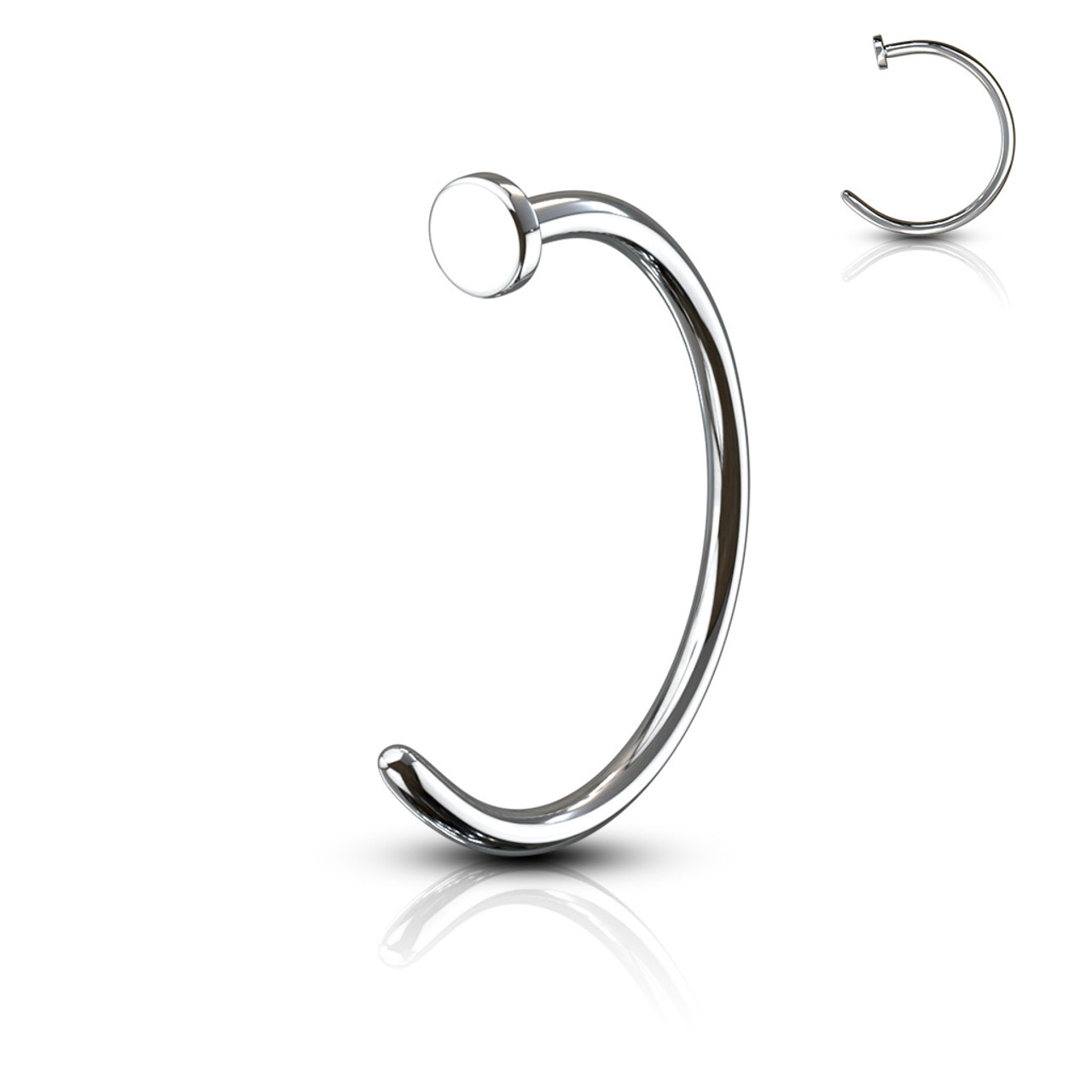 Amazon.com: Timetries 4pcs Stainless Steel Nose Rings Studs Screw Piercing  Body Jewelry for Women Set