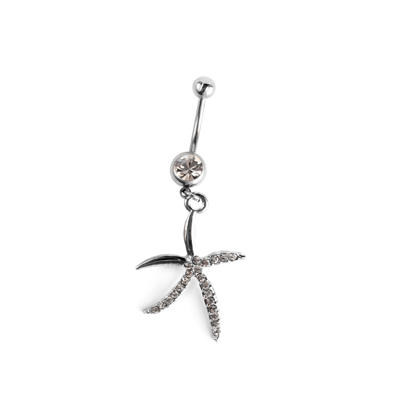 starfish belly button ring