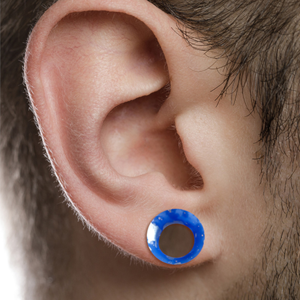 Silicone Tunnels 00 Gauge Stretched Ears Silicone Tunnels Gauge