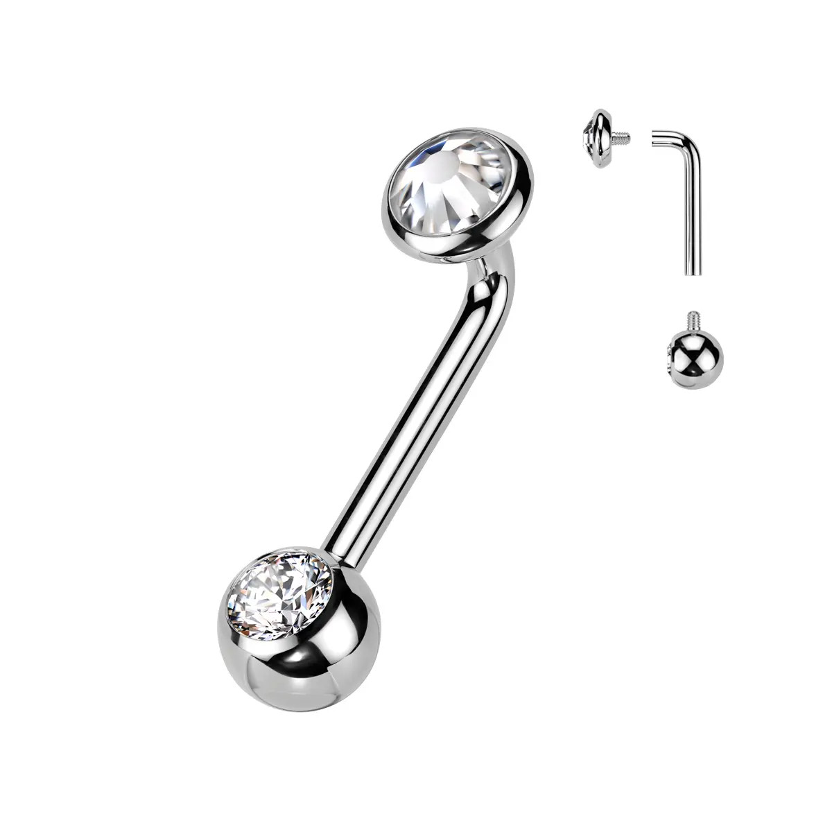 14G Christina Vertical Hood VCH Piercing Genital Jewelry