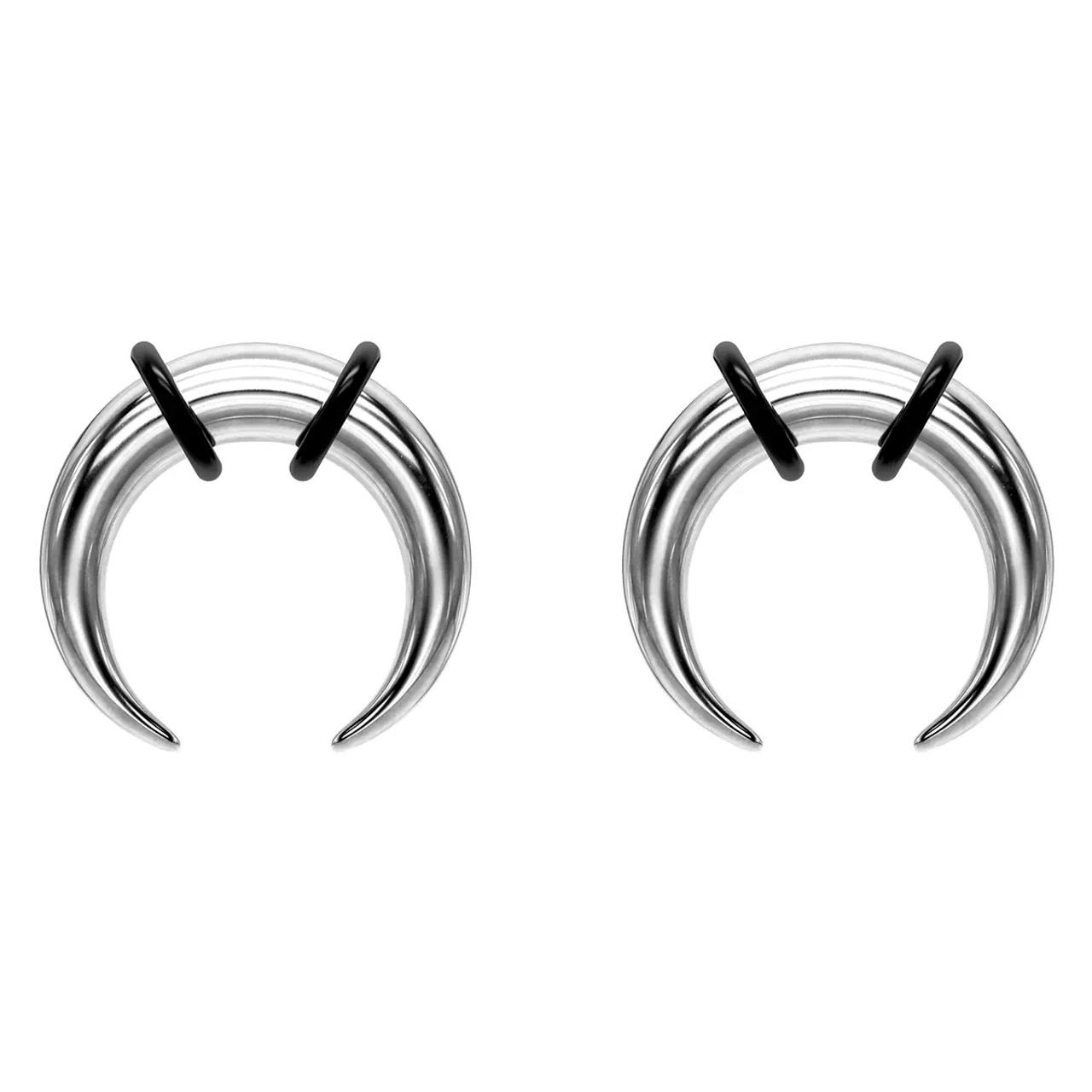 Crescent Tapers C Shaped Buffalo Piercing Pincher Jewelry