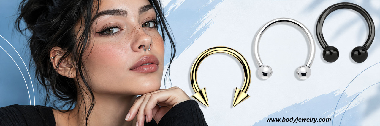 Circular Barbell Septum Piercing Ideas for Daily Wear