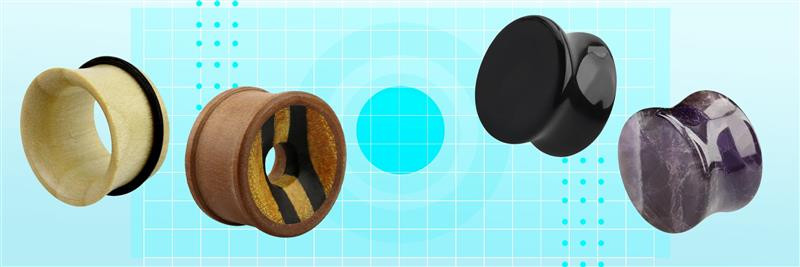 Compare Wood and Stone Plugs for Comfort and Style