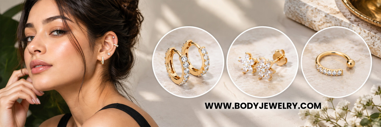Create a Curated Ear With Piercing Jewelry Picks