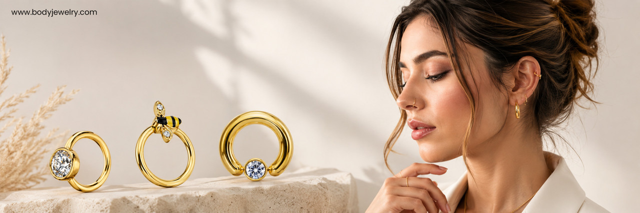 Gold Captive Bead Rings Style Guide for Any Day