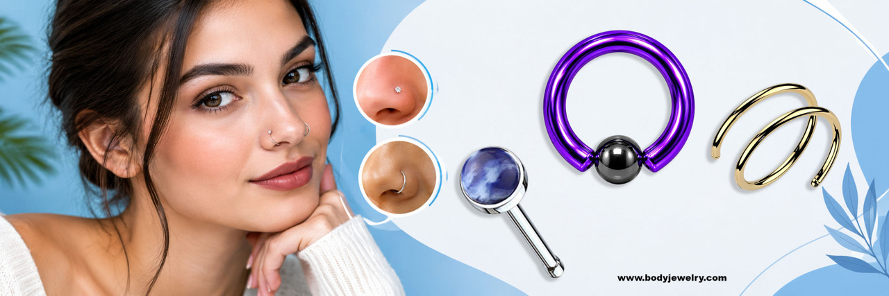How to Choose Between Hoop and Stud Nose Jewelry