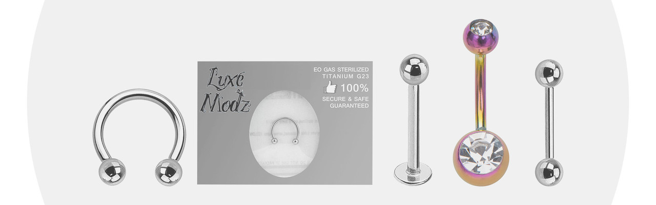 Sterilized Body Jewelry for Professional Piercing