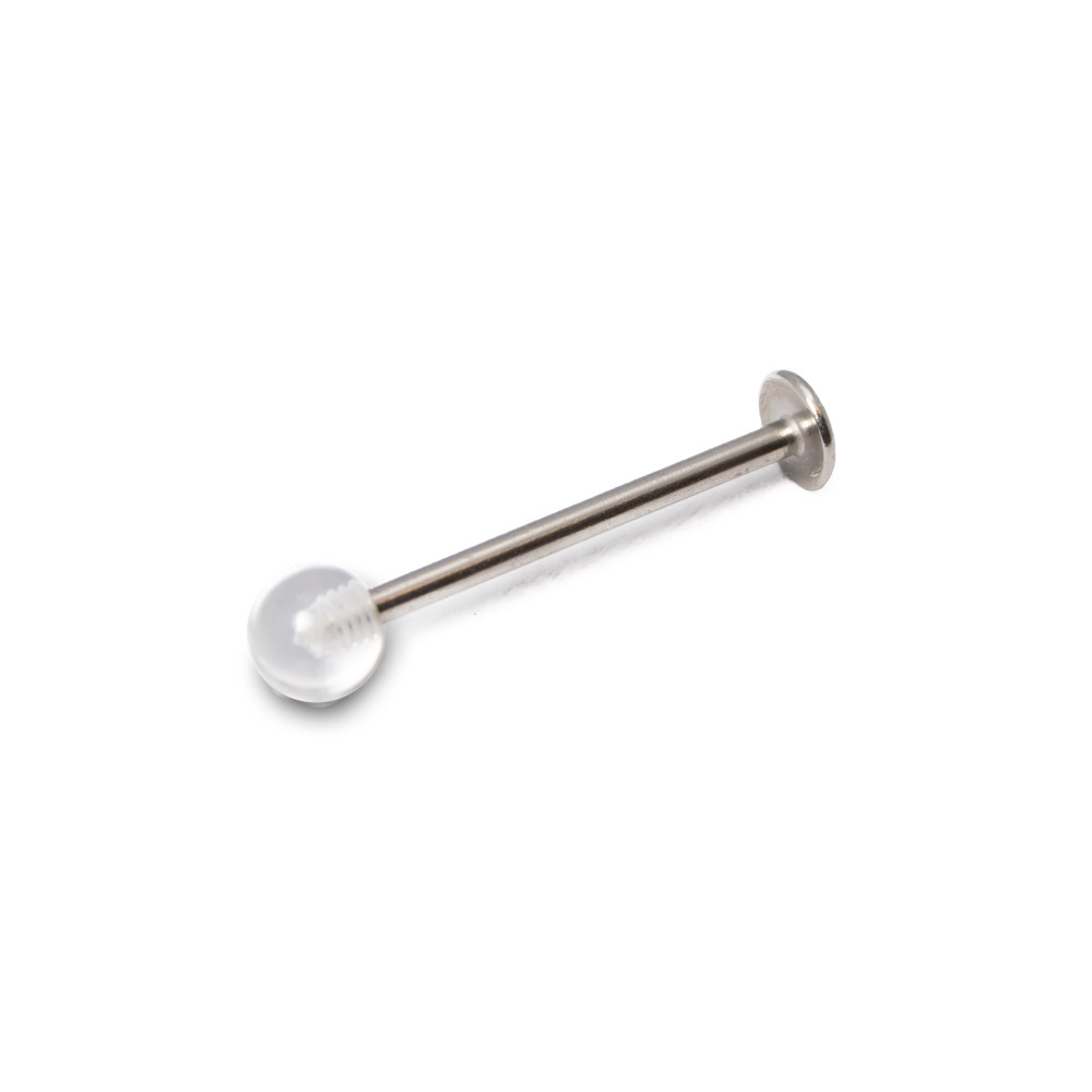 Jeweled Straight Barbell Tongue Rings