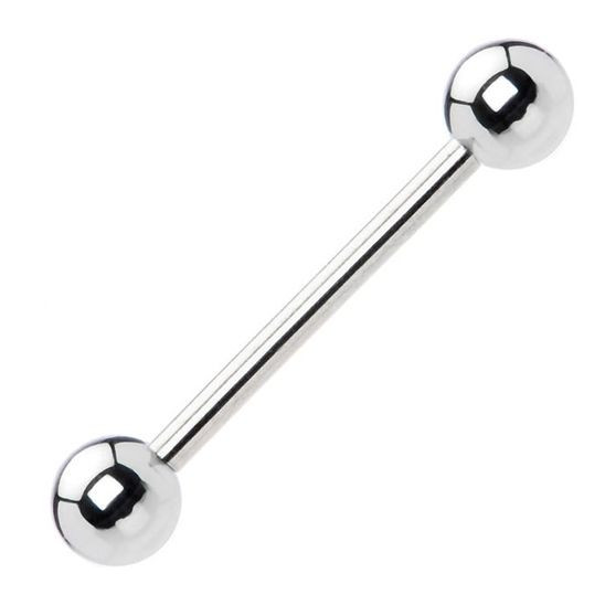 316L Surgical Steel Revolver Gun Nipple Ring Barbell