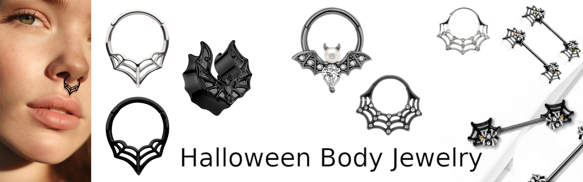 Halloween Piercing Jewelry Trends for 2024