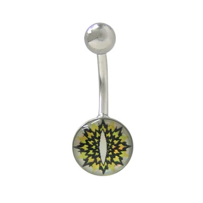 Flower Belly Button Ring Piercing