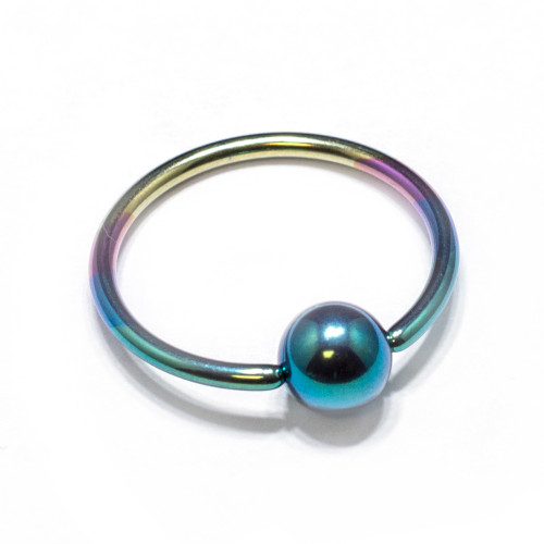 12 Gauge Solid Titanium Captive Ring Lightweight wearable in Any Piercing - Sold Each 