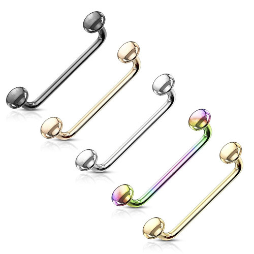 Flat Disc Staple Surface Bend Barbell