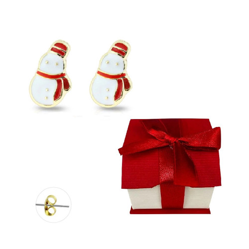 Snowman Studs Earrings