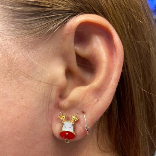 Reindeer Earrings Studs