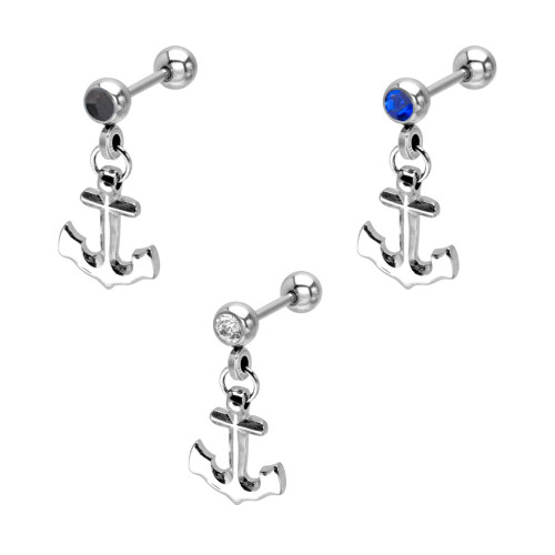 Dangle Anchor Cartilage Earring 