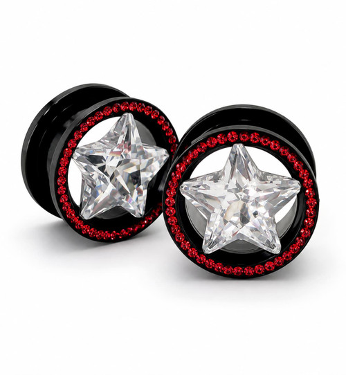Star Zirconia Ear Plugs