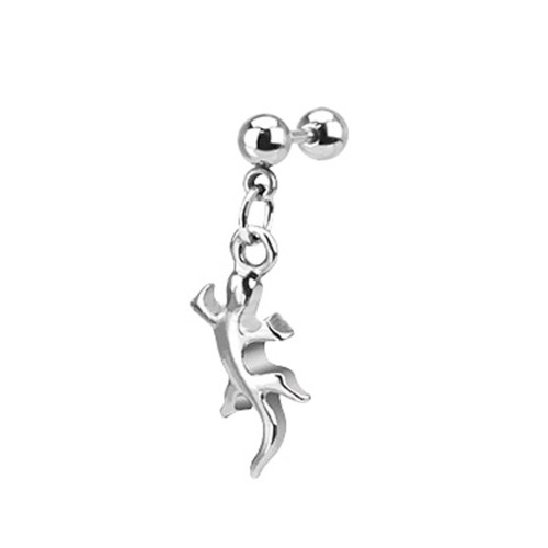 Dangle Lizard Cartilage Barbells