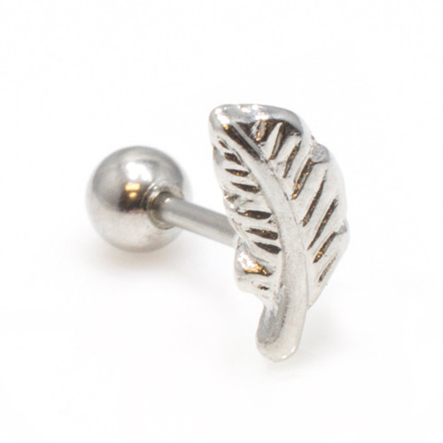 Feather Cartilage Barbells Earrings