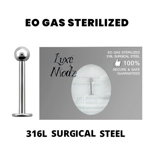 Sterilized 3mm Ball Labret Studs
