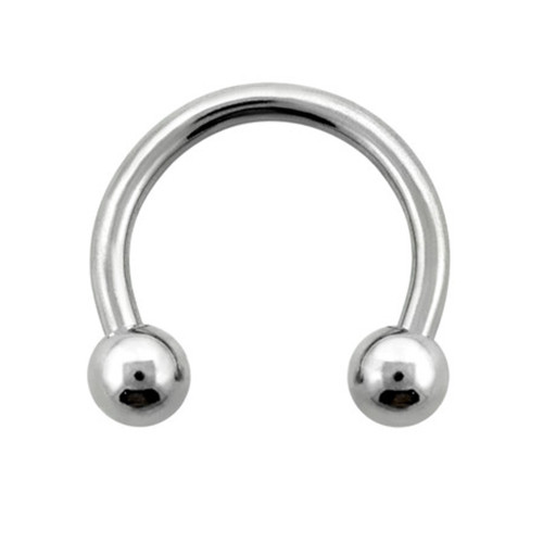 16G 3mm Ball Sterilized Circular Barbells Horseshoe Rings