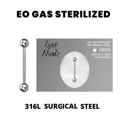 Ethylene Oxide Gas Sterilized Tongue Barbell