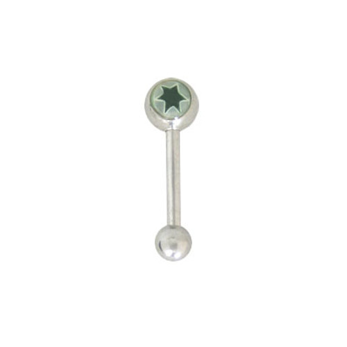 Eyebrow Ring 316L surgical steel with Logo