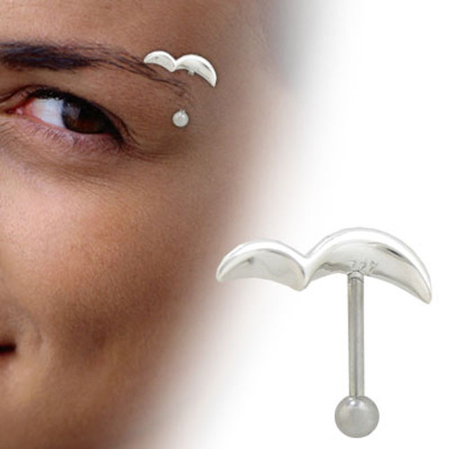 Flying Wings Eyebrow Barbells Rings