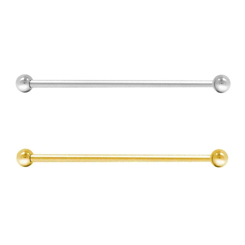 solid Gold Industrial Barbell