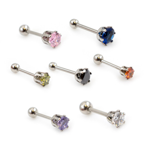 Crown Prong CZ Top Studs Crown Prong CZ Top Studs
