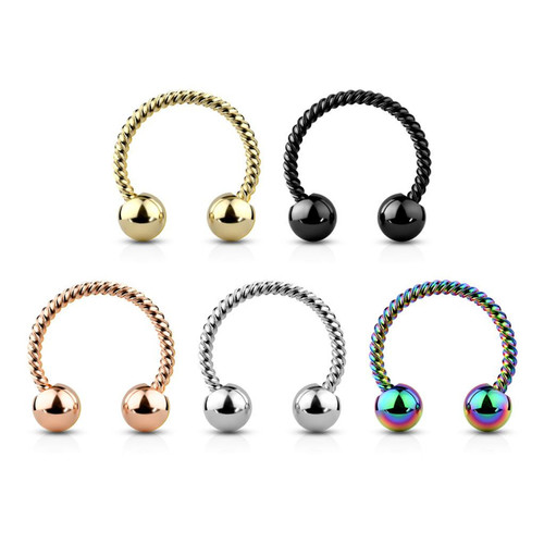 Twisted Rope Circular Barbell Twisted Rope Circular Barbell