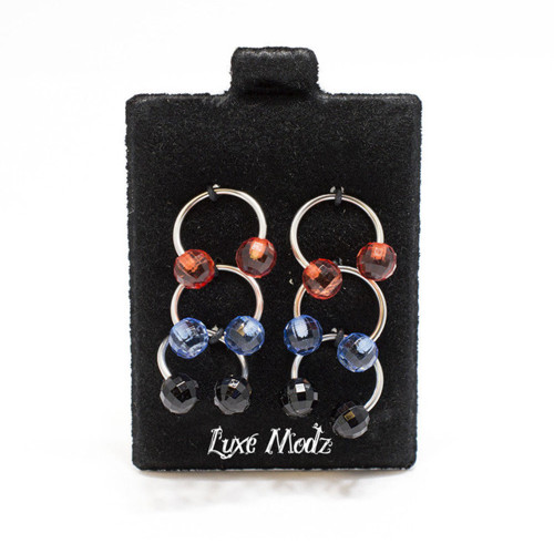 18G Disco Ball Circular Barbells Horseshoe Rings